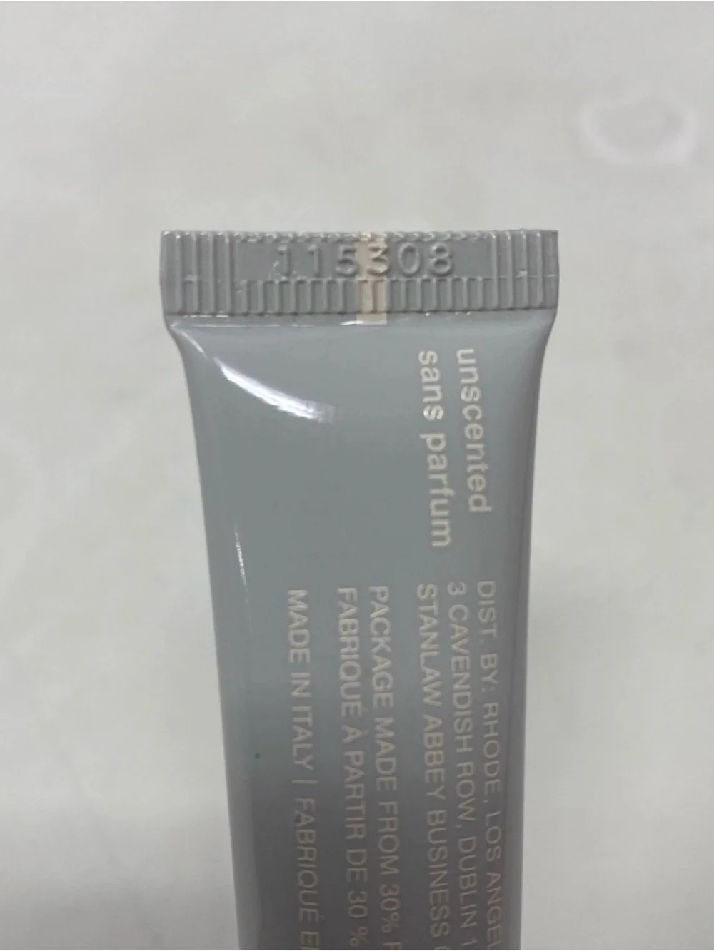 Rhode Peptide Lip Treatment Unscented Clear 10ml NWOB